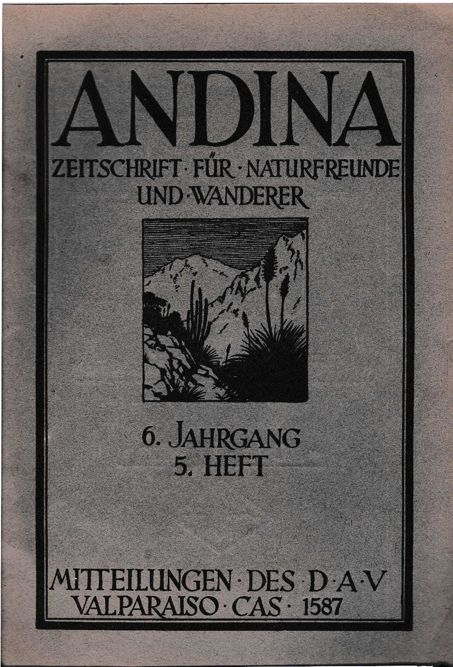 Revista Andina 1928 Heft 5