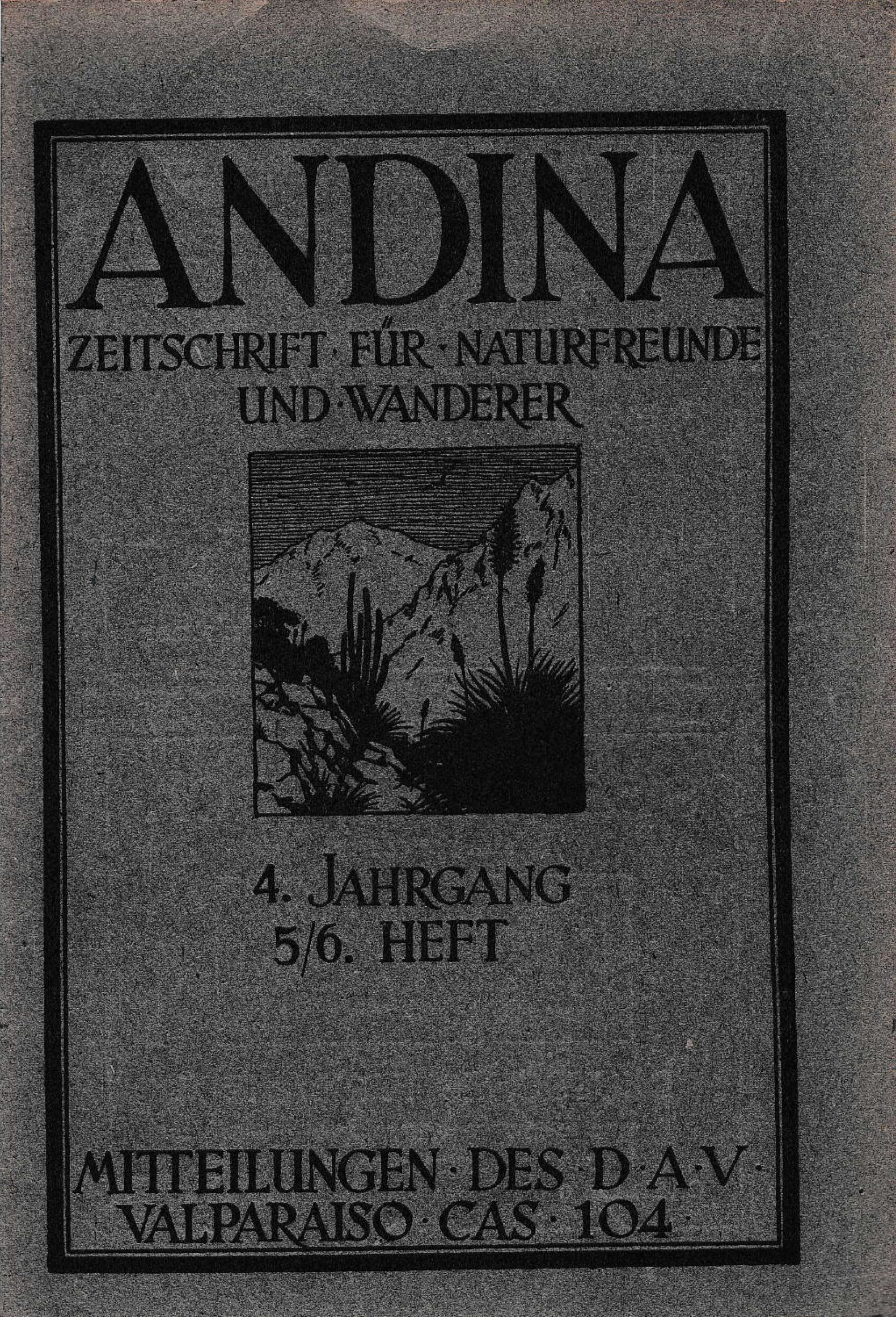 Revista Andina 1925 Heft 5/6
