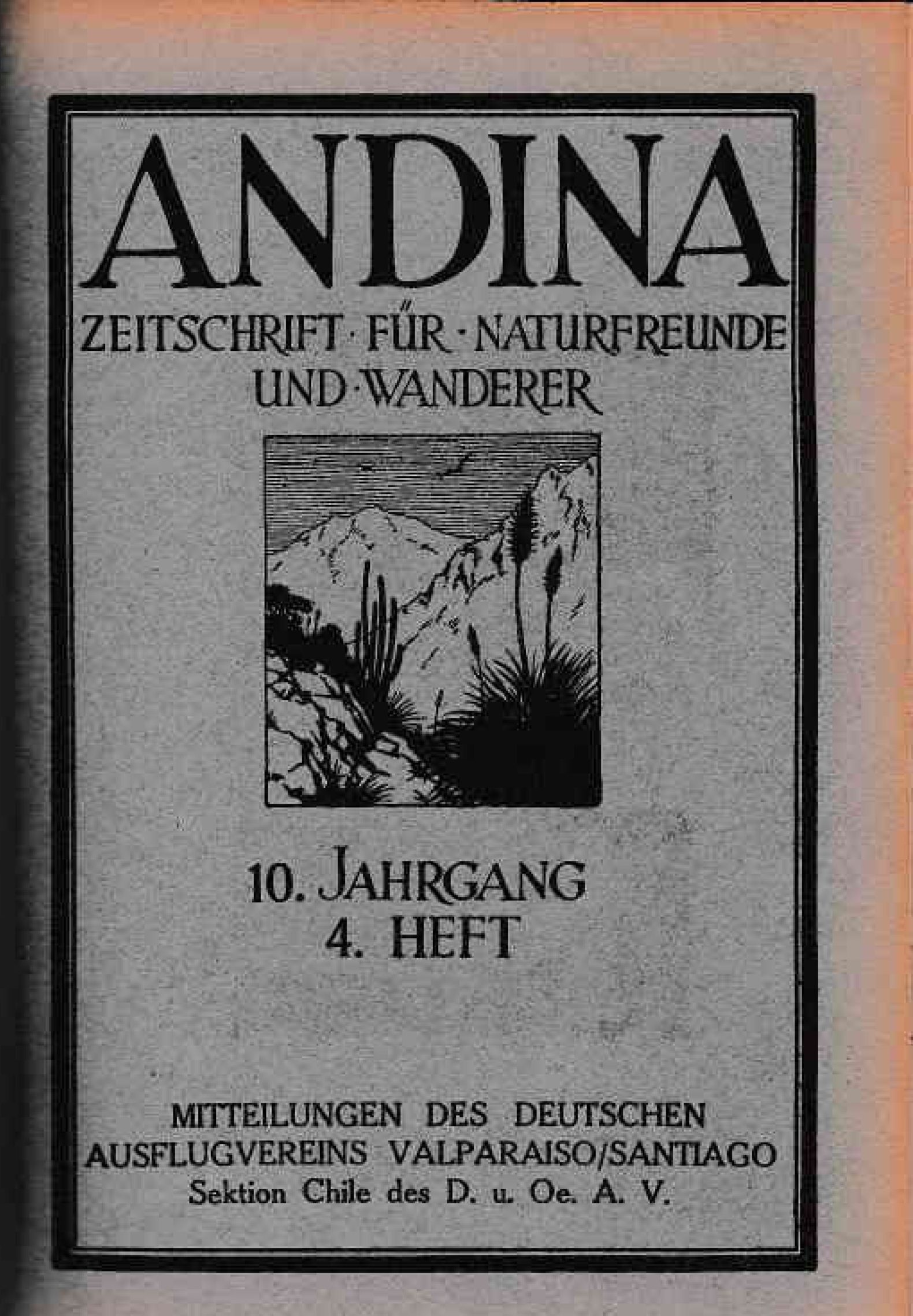 Revista Andina 1932 Heft 4