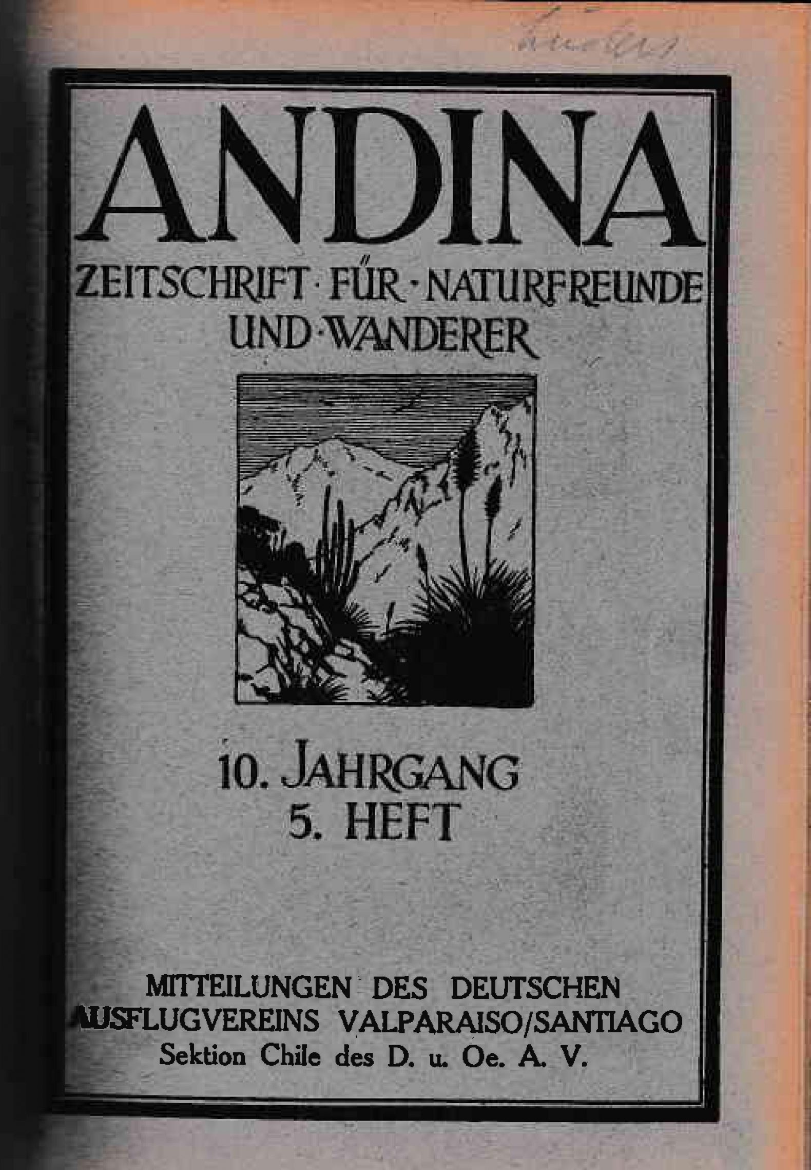 Revista Andina 1932 Heft 5