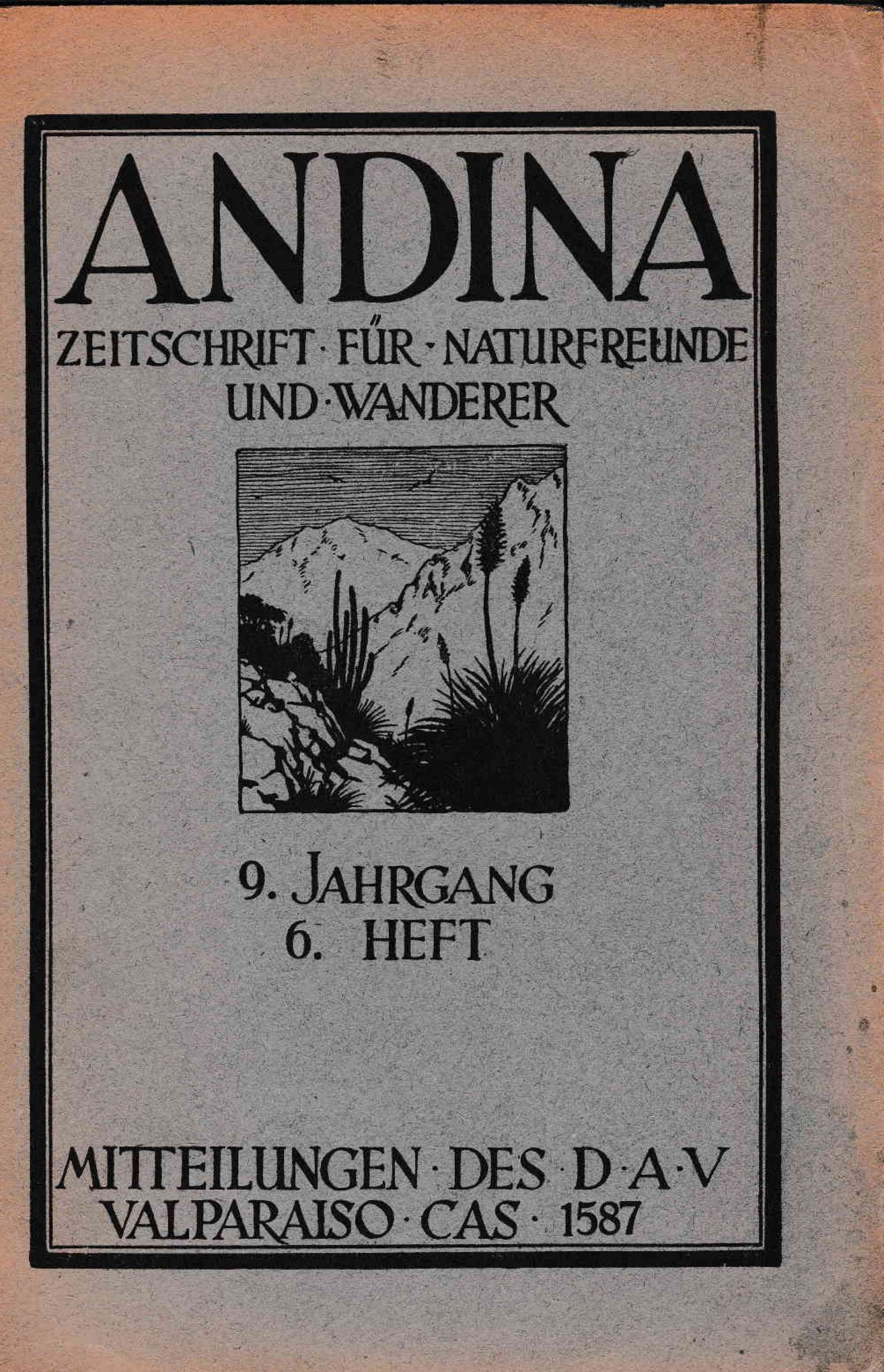 Revista Andina 1931 Heft 6